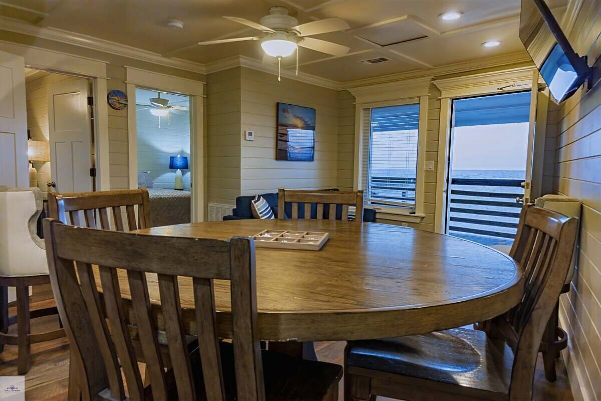 Gulf front suite living